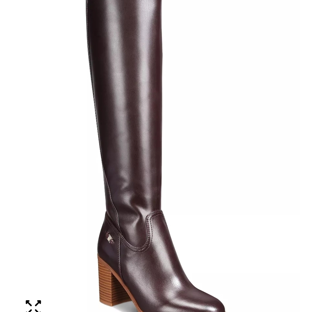 Giani Bernini Dark Brown Over the Knee Boots